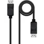 Nano Cable Cable DisplayPort 1.4 CCS 10.15.2803 - Compatible 8K@60Hz, DP Macho a DP Macho, Negro, 3 Metros, Certificado
